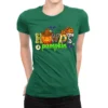 Howdy Halloween Pumpkins Ladies Fitted T-Shirt