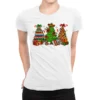 Mexican Christmas Trees Ladies Fitted T-Shirt