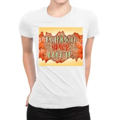 Pumpkin Spice Latte Ladies Fitted T-Shirt