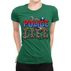 Police Life Ladies Fitted T-Shirt
