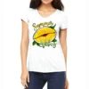 Summer Vibes Lip Women's V-Neck T-Shirt