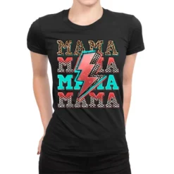 Racing Mama Mama Mama Ladies Fitted T-Shirt