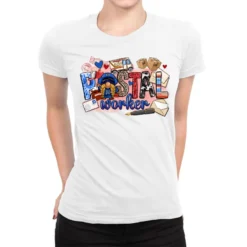Postal Worker Ladies Fitted T-Shirt