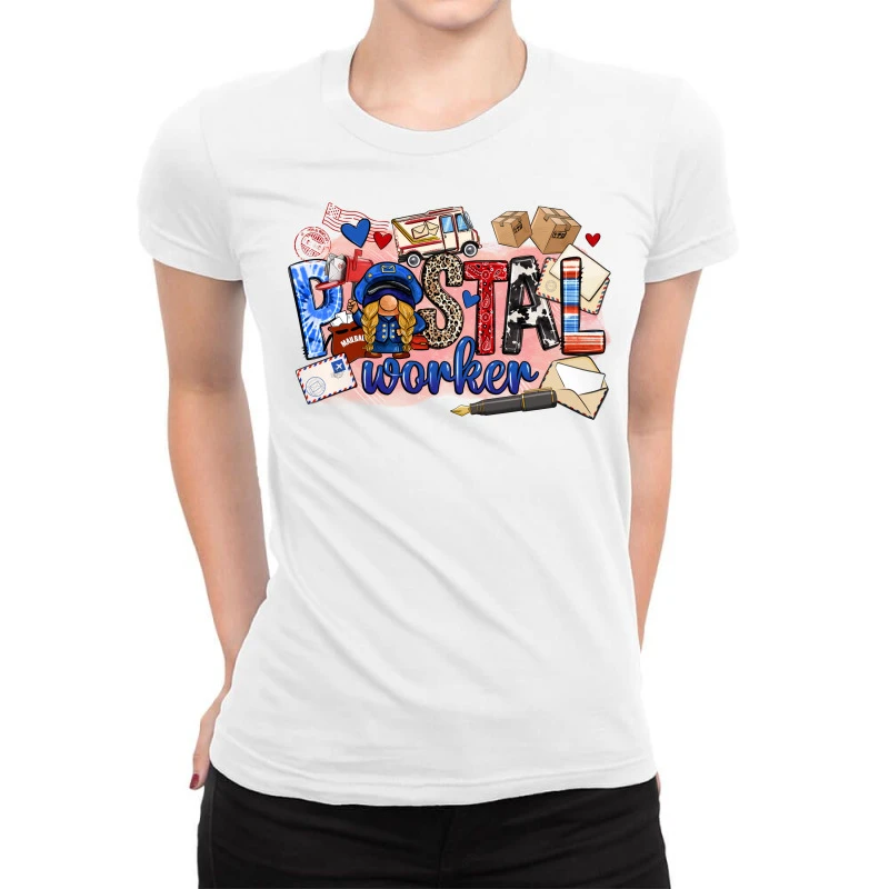 Postal Worker Ladies Fitted T-Shirt 1 Postal Worker Ladies Fitted T-Shirt