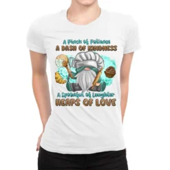 A Pinch Of Patience A Das Of Kindness Ladies Fitted T-Shirt