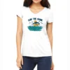SURF THE SHARK Women's V-Neck T-Shirt