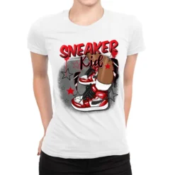 Sneaker Kid Ladies Fitted T-Shirt