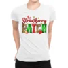Strawberry Patch Ladies Fitted T-Shirt