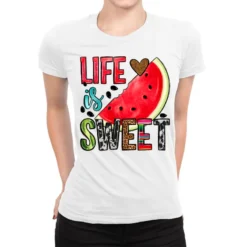 Life Is Sweet Ladies Fitted T-Shirt