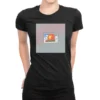 EAT A PEACH Ladies Fitted T-Shirt
