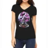 Dragon Cherry Blossom Women's V-Neck T-Shirt