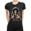 Hecate Tripple Moon Goddess Ladies Fitted T-Shirt