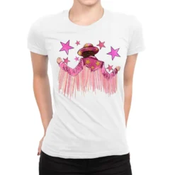 Long Live The Cowgirls With Star Ladies Fitted T-Shirt
