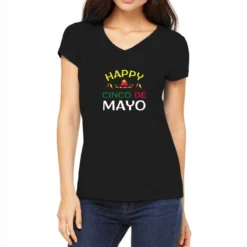 Happy Cinco De Mayo Unique Women's V-Neck T-Shirt