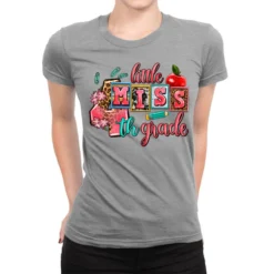 Little Miss 4 Th Grade Ladies Fitted T-Shirt
