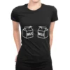 Milk Cartons Funny Ladies Fitted T-Shirt