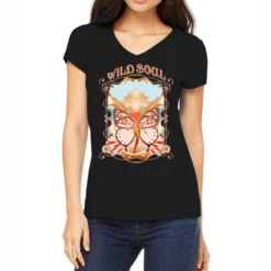Wild Soul Sublimation Women's V-Neck T-Shirt