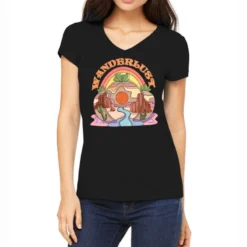 Wanderlust Sublimation Women's V-Neck T-Shirt