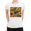 Pug Ladies Fitted T-Shirt