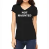 Not Haunted Women's V-Neck T-Shirt