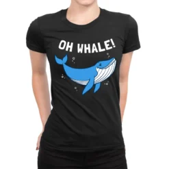 Oh Whale Ladies Fitted T-Shirt