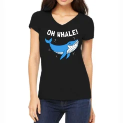 Oh Whale Women's V-Neck T-Shirt