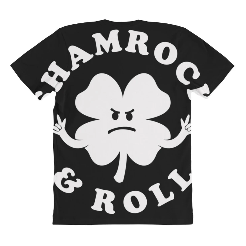 Shamrock And Roll All Over Women's T-shirt 4 Shamrock And Roll All Over Women's T-shirt - Image 4