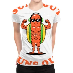 Suns Out Buns Out All Over Women's T-shirt