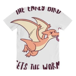 The Early Bird Gets The Worm Pterodactyl All Over Women's T-shirt -TeeMuse Store pmd.2526891108.108.25094419.s3.1 front customized1 f5f5f5 none x45ym11.5 294 800x800 1