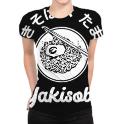 Yakisoba Japanese All Over Women's T-shirt