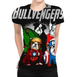 Bulldog Bullvengers All Over Women's T-shirt