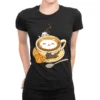 Latte Cat Ladies Fitted T-Shirt