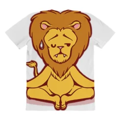 Lion Animals Meditation Zen Buddhism All Over Women's T-shirt -TeeMuse Store pmd.2526906765.108.25069884.s3.1 front customized1 f5f5f5 none x45y1.5 294 800x800 1