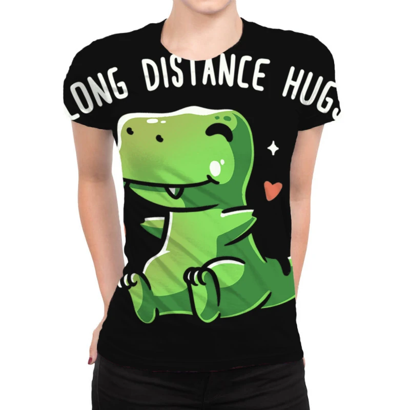 Long Distance Hugs All Over Women's T-shirt 1 Long Distance Hugs All Over Women's T-shirt