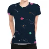 Lost In Space Pattern All Over Women's T-shirt