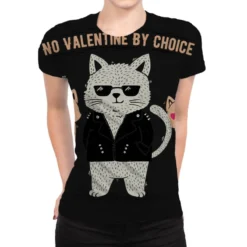 No Valentine By Choice All Over Women's T-shirt