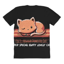 Not A Regular Domestic Cat Red All Over Women's T-shirt -TeeMuse Store pmd.2526925601.108.25078141.s3.1 front customized1 111111 none x45y79 294 800x800 1