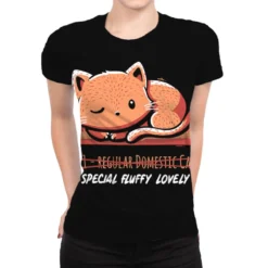 Not A Regular Domestic Cat Red All Over Women's T-shirt