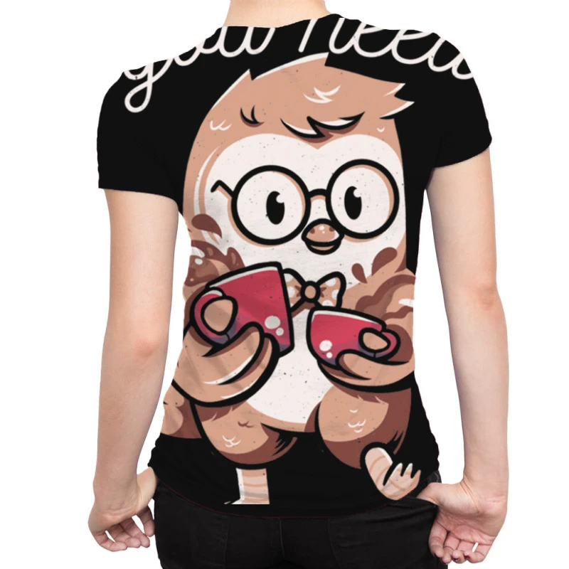 Owl You Need Is Coffee All Over Women's T-shirt 2 Owl You Need Is Coffee All Over Women's T-shirt - Image 2