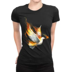 Peace War And Chaos Ladies Fitted T-Shirt