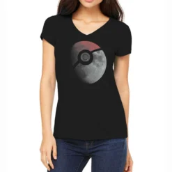 Poke Moon Women's V-Neck T-Shirt