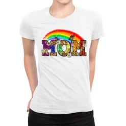 Mom LGBTQ+ Ladies Fitted T-Shirt