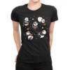 Ramen Pandas Ladies Fitted T-Shirt