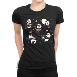 Ramen Pandas Ladies Fitted T-Shirt