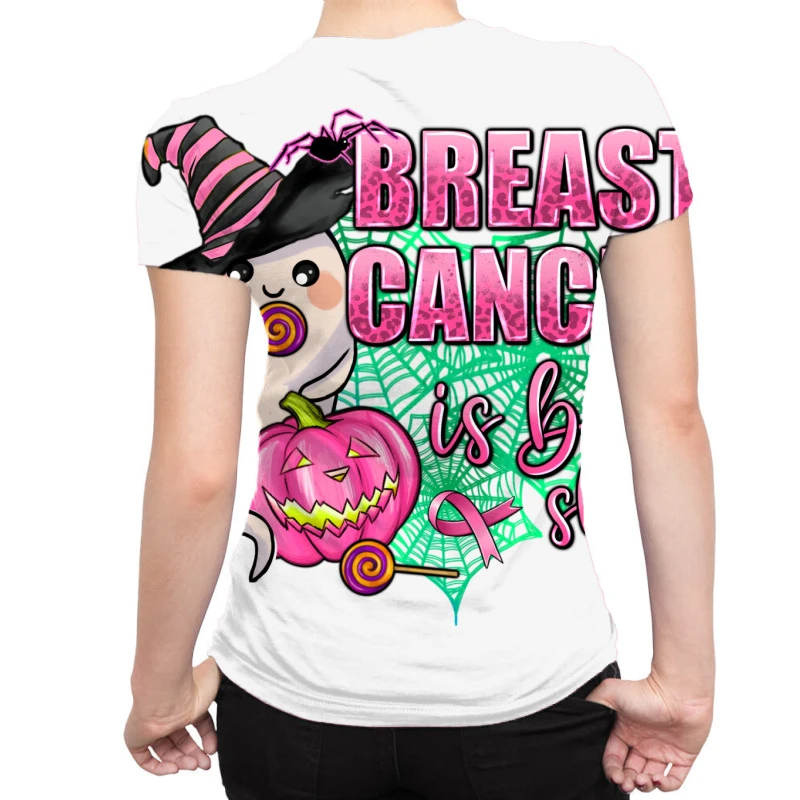 Breast Cancer Is Boo Shit All Over Women's T-shirt 2 Breast Cancer Is Boo Shit All Over Women's T-shirt - Image 2
