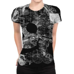 Skull Wanderlust All Over Women's T-shirt