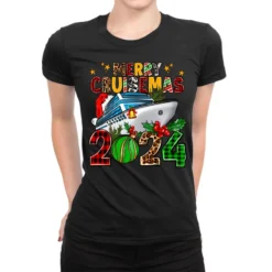 Merry Cruisemas 2024 Ladies Fitted T-Shirt