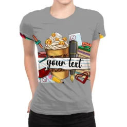 Costomized Teachers Name All Over Women's T-shirt