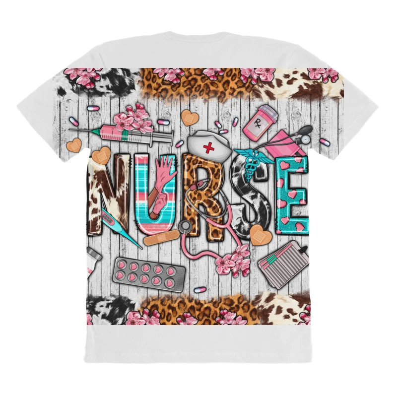 Nurse All Over Women's T-shirt 4 Nurse All Over Women's T-shirt - Image 4