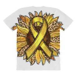Child Cancer Awareness Sunflower All Over Women's T-shirt -TeeMuse Store pmd.2526977691.108.25100740.s3.1 front customized1 f5f5f5 none x45y27 294 800x800 1